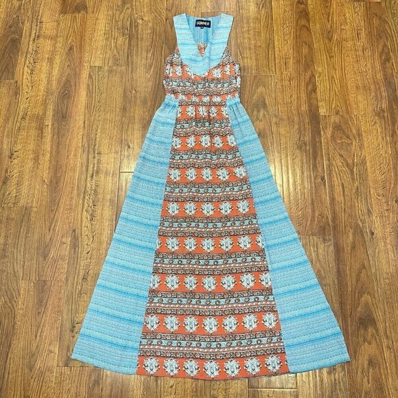 Anthropologie Dresses & Skirts - Sunner silk boho maxi dress